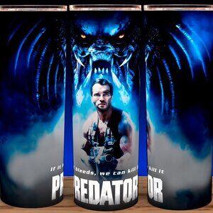 Predator 80s Movie If It Bleeds We Can Kill It Cup Mug Tumbler